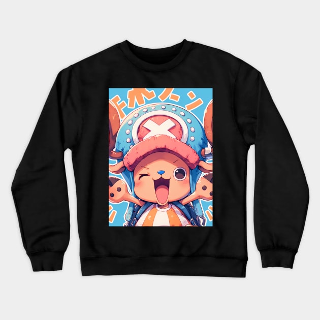 Pirate Odyssey: Anime-Manga Legacy, Mythical Islands, and Swashbuckling Excitement Crewneck Sweatshirt by insaneLEDP